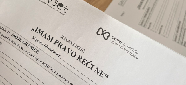 Višnjevac – Radionica “Imam pravo reći ne”